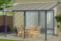 Palram Tuscany Patio Cover Pergola Awning Aesthetic intended for size 1280 X 720