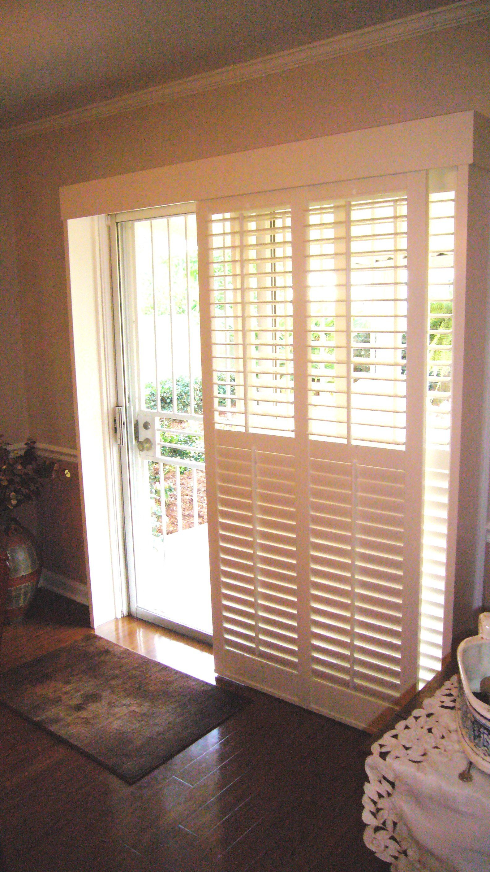 Pass Shutters With 2 12 Louvers For A Patio Door These with regard to size 1584 X 2816