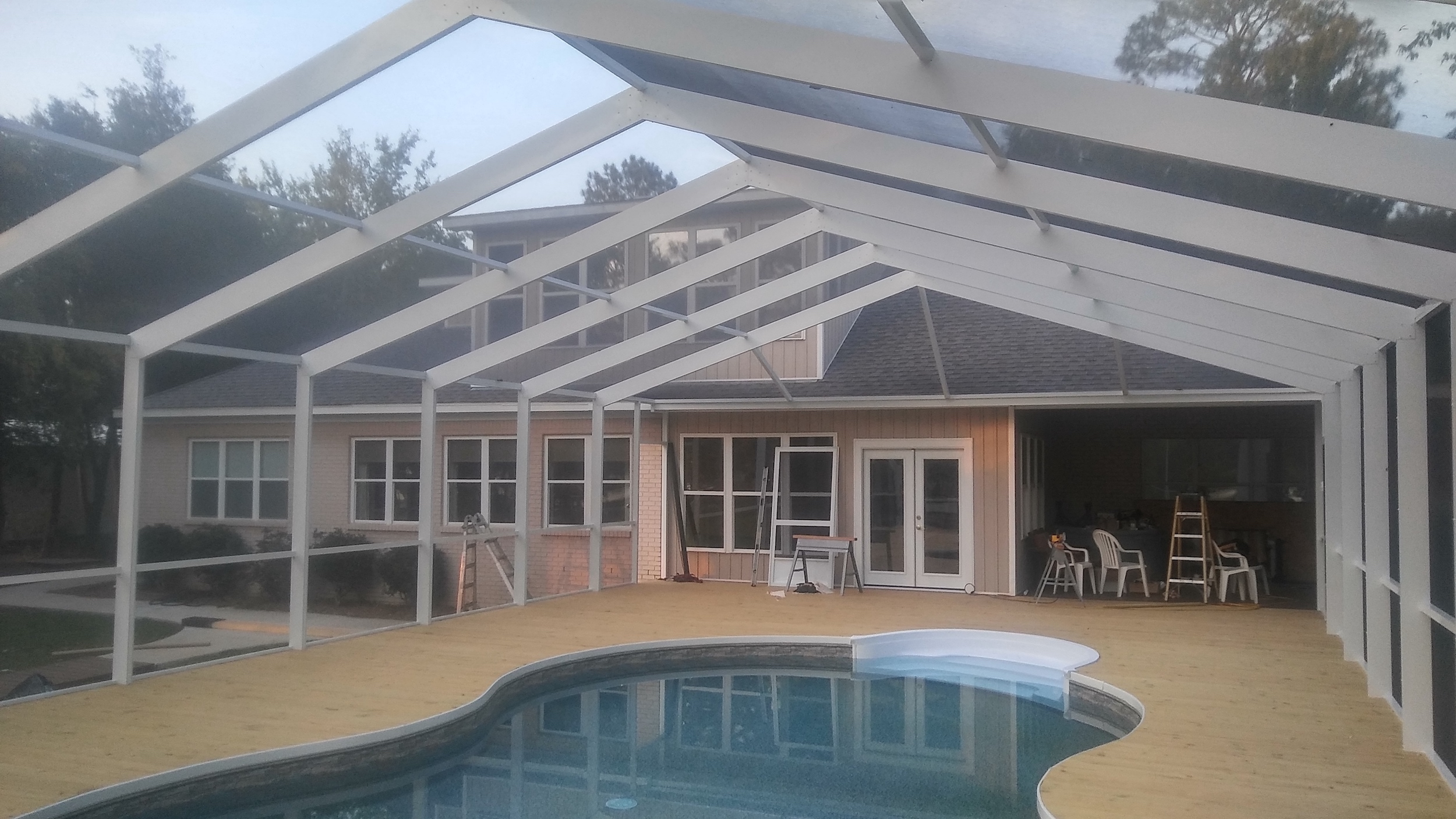 Patio And Deck Awnings Bayou Aluminum Enclosures Jackson Ms pertaining to measurements 2500 X 1407