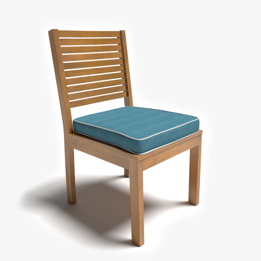 Patio Chair 3d Model 8 Max Obj Fbx Dae Blend 3ds within size 900 X 900