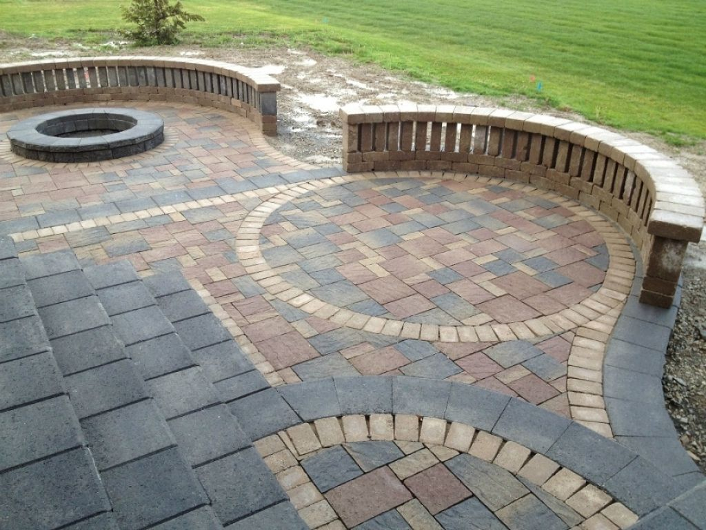 Patio Circular Kit Pavers Circle Paver Pattern Design Ideas for dimensions 1024 X 768