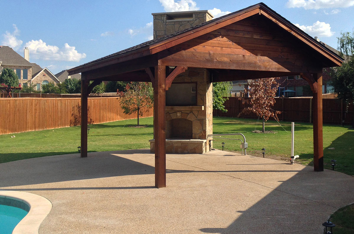 Patio Cover Company Little Elm A Better Fence Pergolas pertaining to measurements 1200 X 795