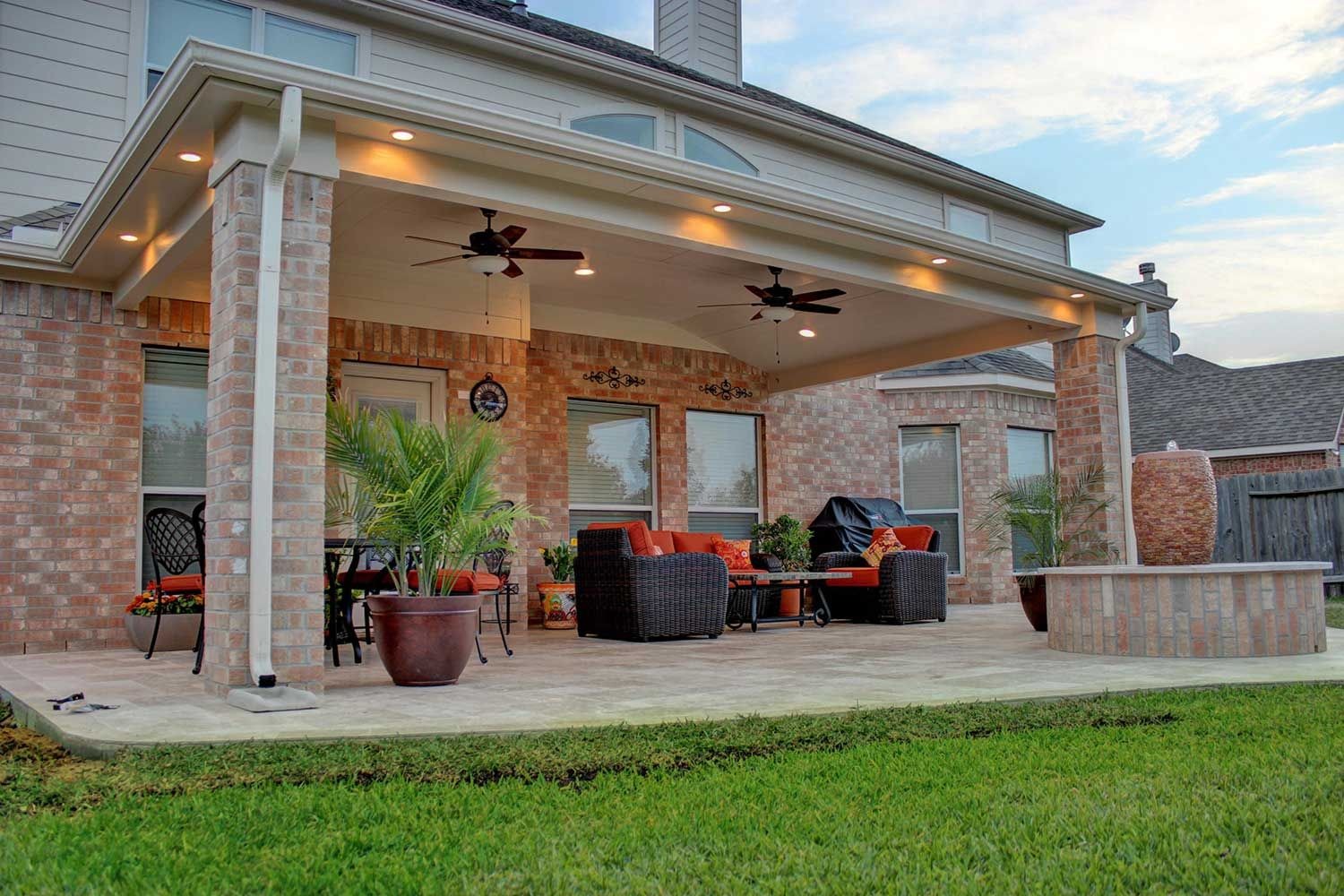 Patio Cover In Cypress Tx Hhi Patio Covers Backyard intended for measurements 1500 X 1000