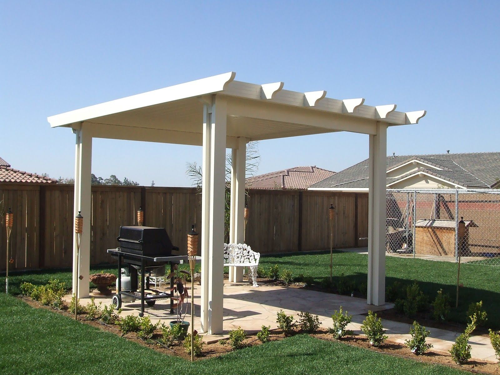 Patio Coverings Free Standing Alumawood Patio Cover intended for sizing 1600 X 1200