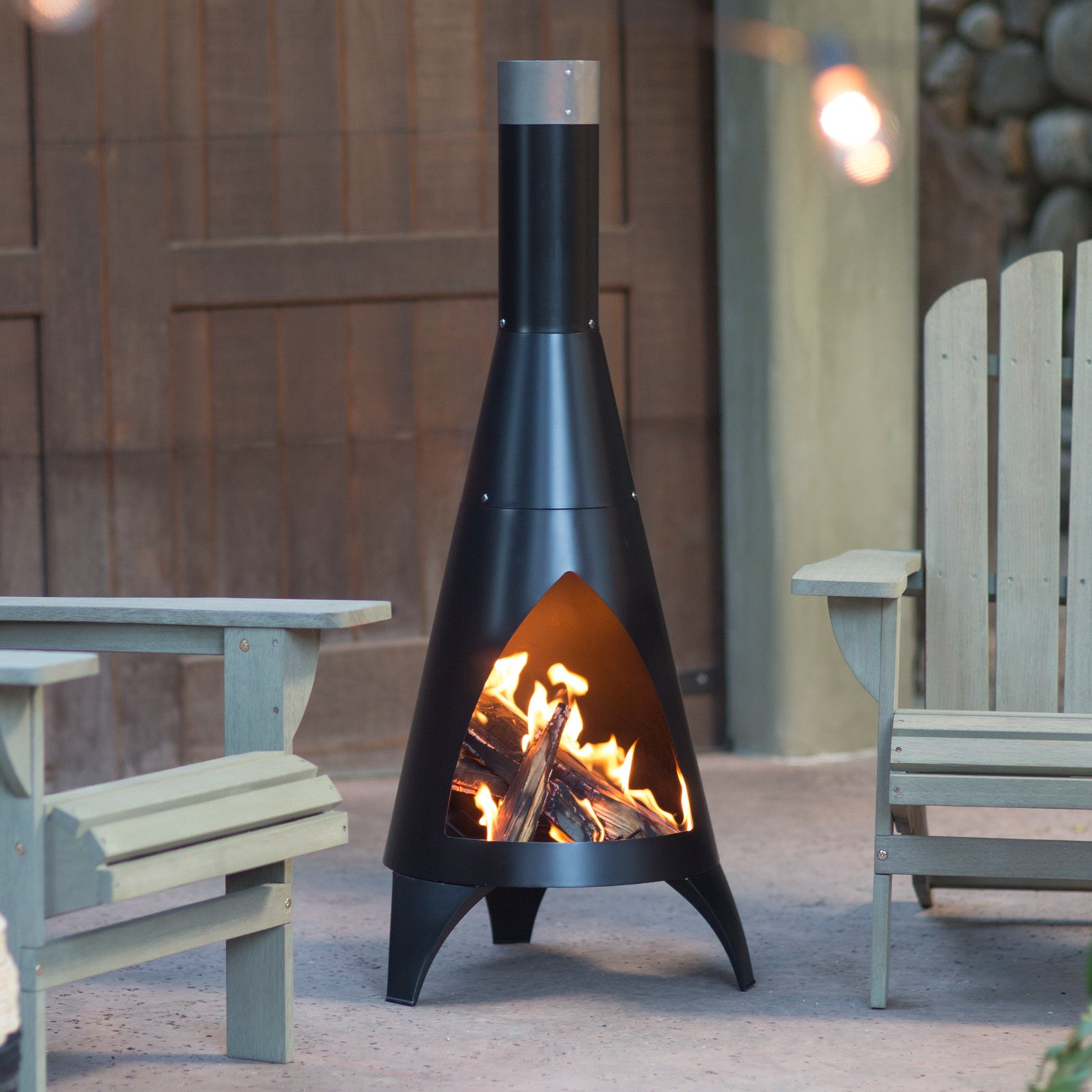 Patio Garden Wood Burning Heaters Outdoor Wood Burning regarding sizing 1600 X 1600