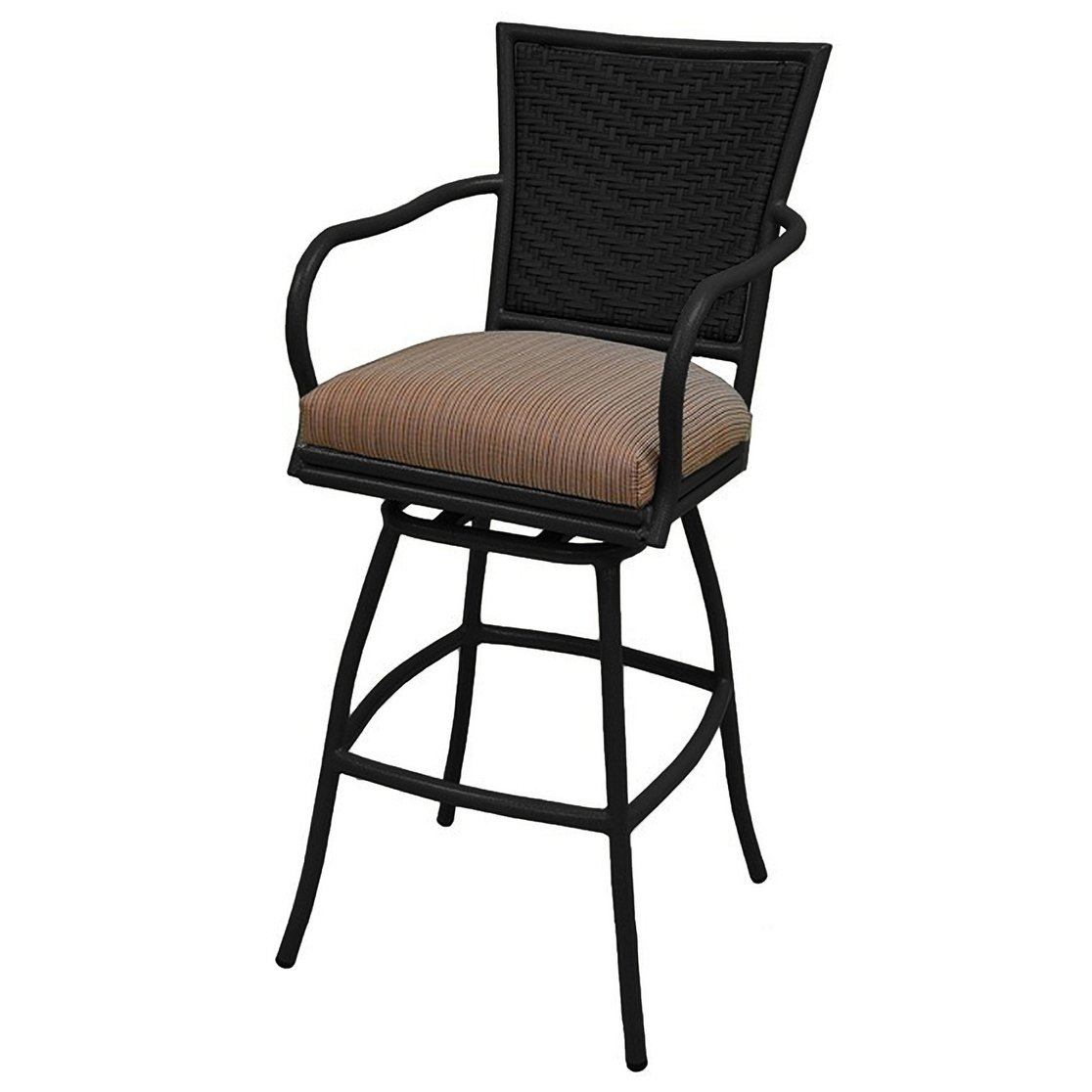 Patio Outdoor Swivel Counter Bar Stool 26 Erin Terracotta pertaining to dimensions 1116 X 1116