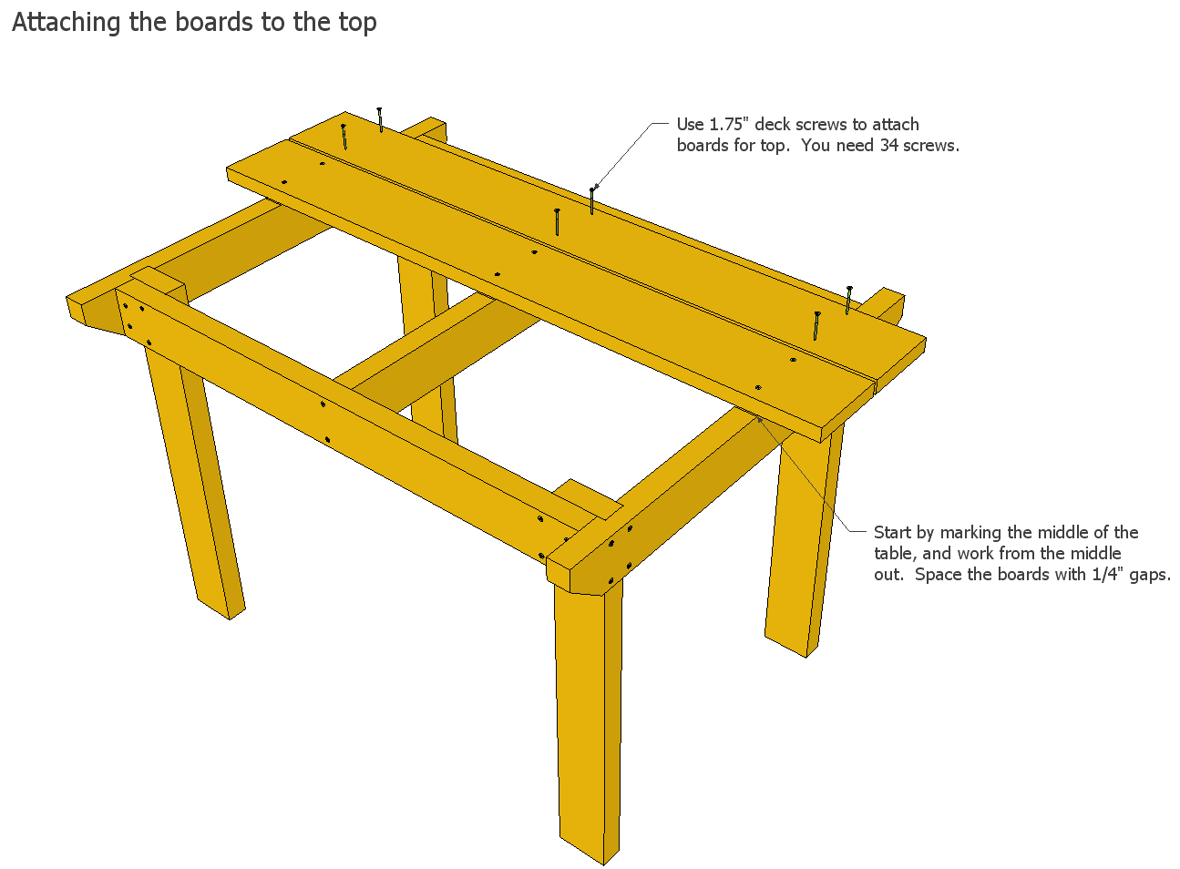 Patio Table Plans regarding size 1295 X 954