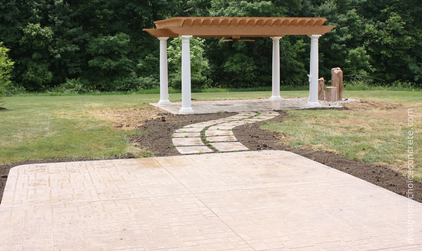 Patios Sidewalks Stamped Concrete Marysville Ohio regarding size 1681 X 999