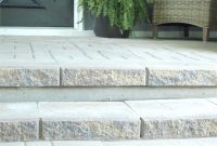 Paver Patio And Steps To Cover An Old Concrete Slab Front intended for size 1354 X 1800