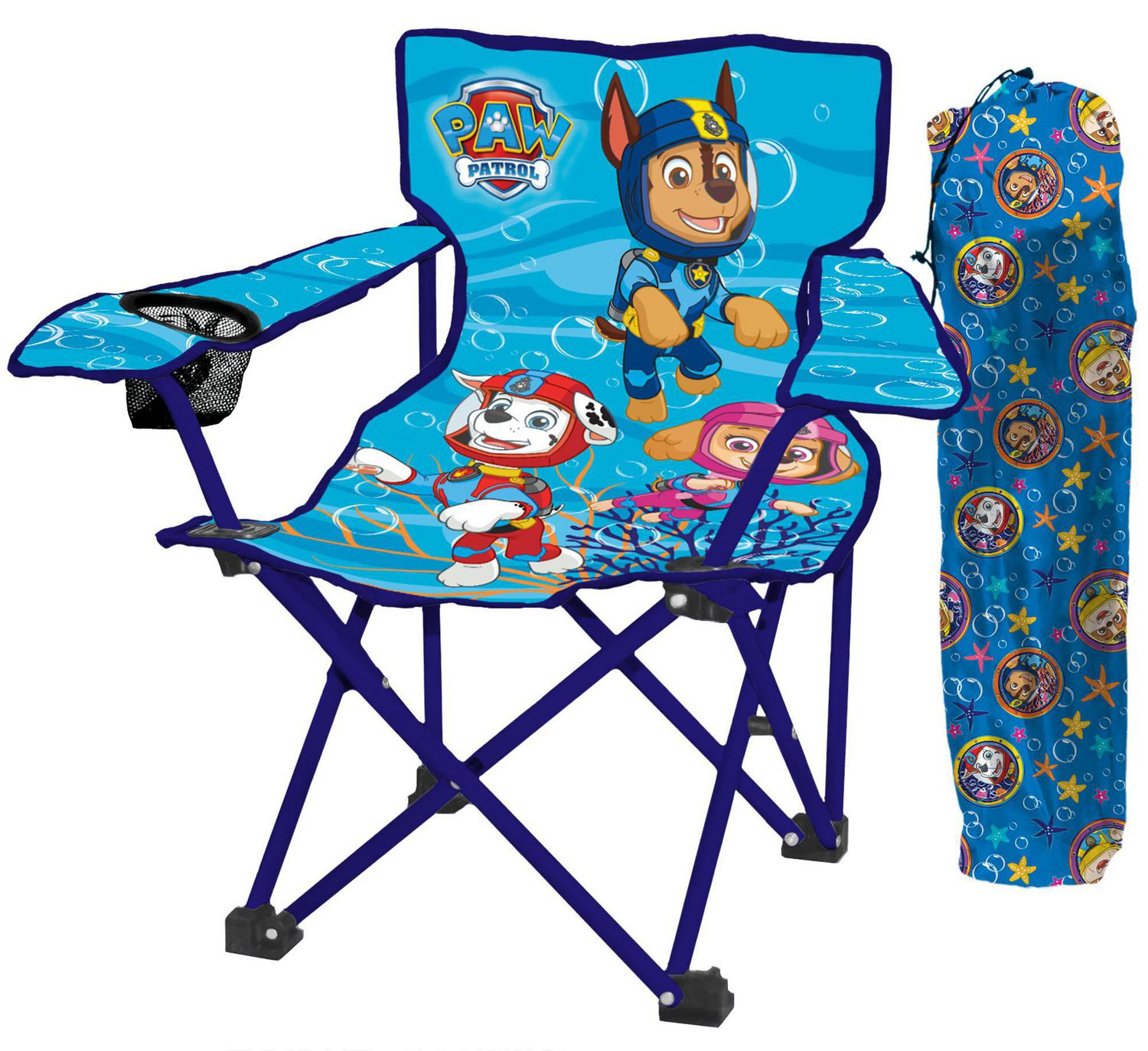 Paw Patrol Folding Camp Chair With Tote with regard to measurements 1500 X 1373