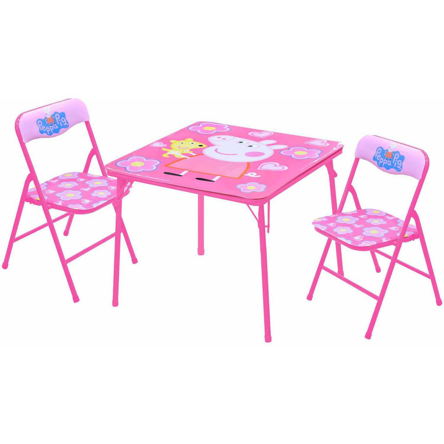 Peppa Pig Table And Chairs Set Walmart pertaining to sizing 1500 X 1500