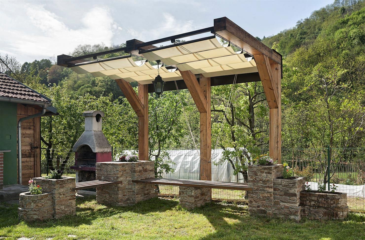 Pergola Vs Patio Cover Pergolawithlattice Rustic Pergola throughout measurements 1480 X 975