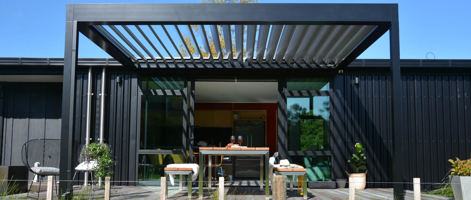 Pergolas Louvre Roofs And Outdoor Blinds Whangarei Northland for dimensions 1920 X 818