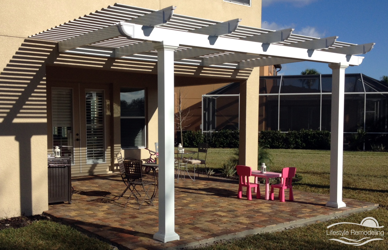 Pergolas Patio Covers Photo Gallery Lifestyle Remodeling inside sizing 1272 X 822