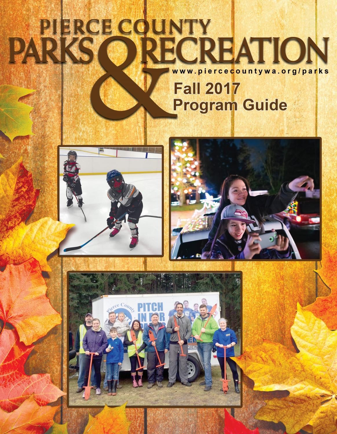 Pierce County Parks And Recreation Fall Guide 2017 Pc for size 1164 X 1499