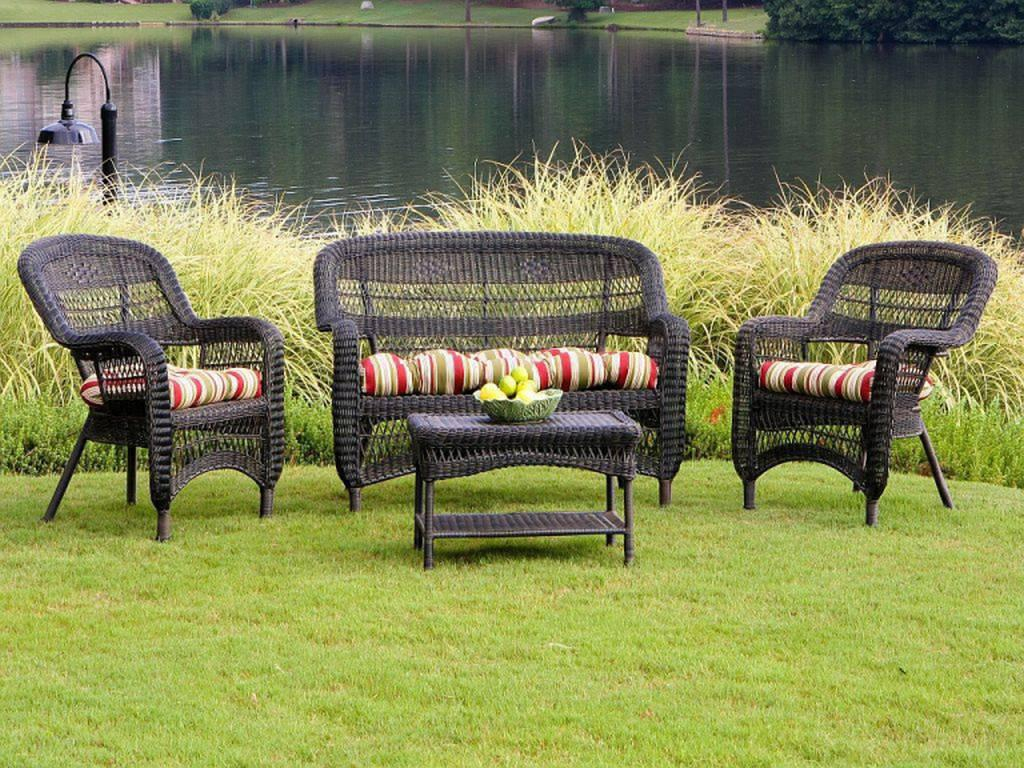 Plastic Wicker Outdoor Furniture Outdoor Decorations intended for size 1024 X 768