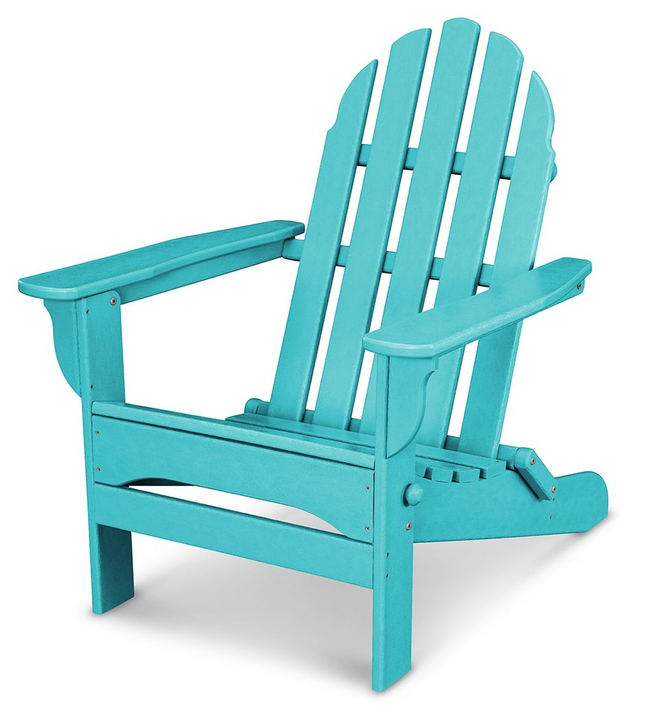 Polywood Emerson All Weather Adirondack Chair Turquoise In with size 943 X 1050