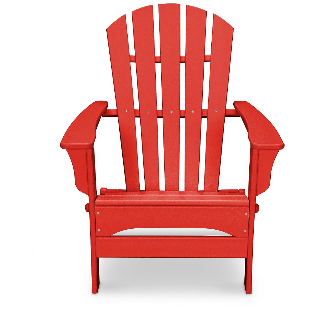 Polywood St Croix Red Patio Adirondack Chair Exclusively inside proportions 1000 X 1000