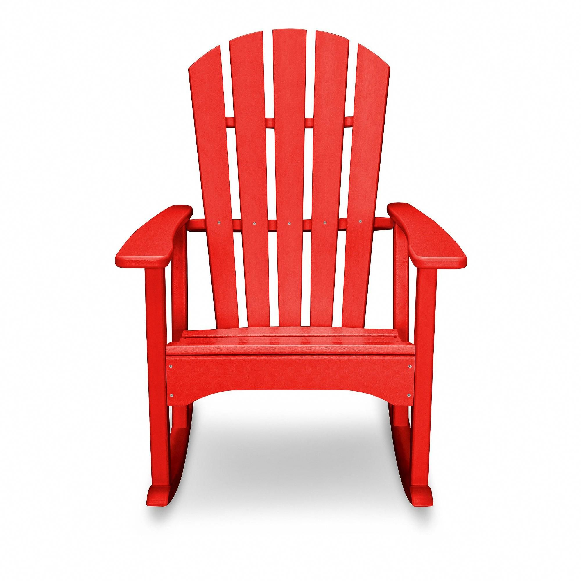Polywood St Croix Red Patio Adirondack Rocker Exclusively with regard to dimensions 2000 X 2000