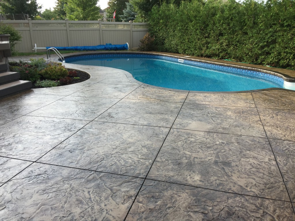 Pool Decks My Stamped Concrete Ottawa within sizing 1024 X 768