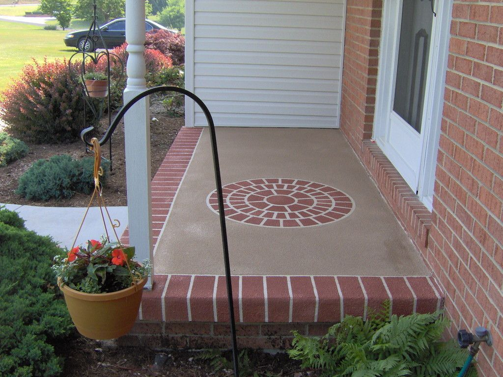 Porch Concrete Resurfacing Brick Hagerstown Md Little Home throughout sizing 1024 X 768