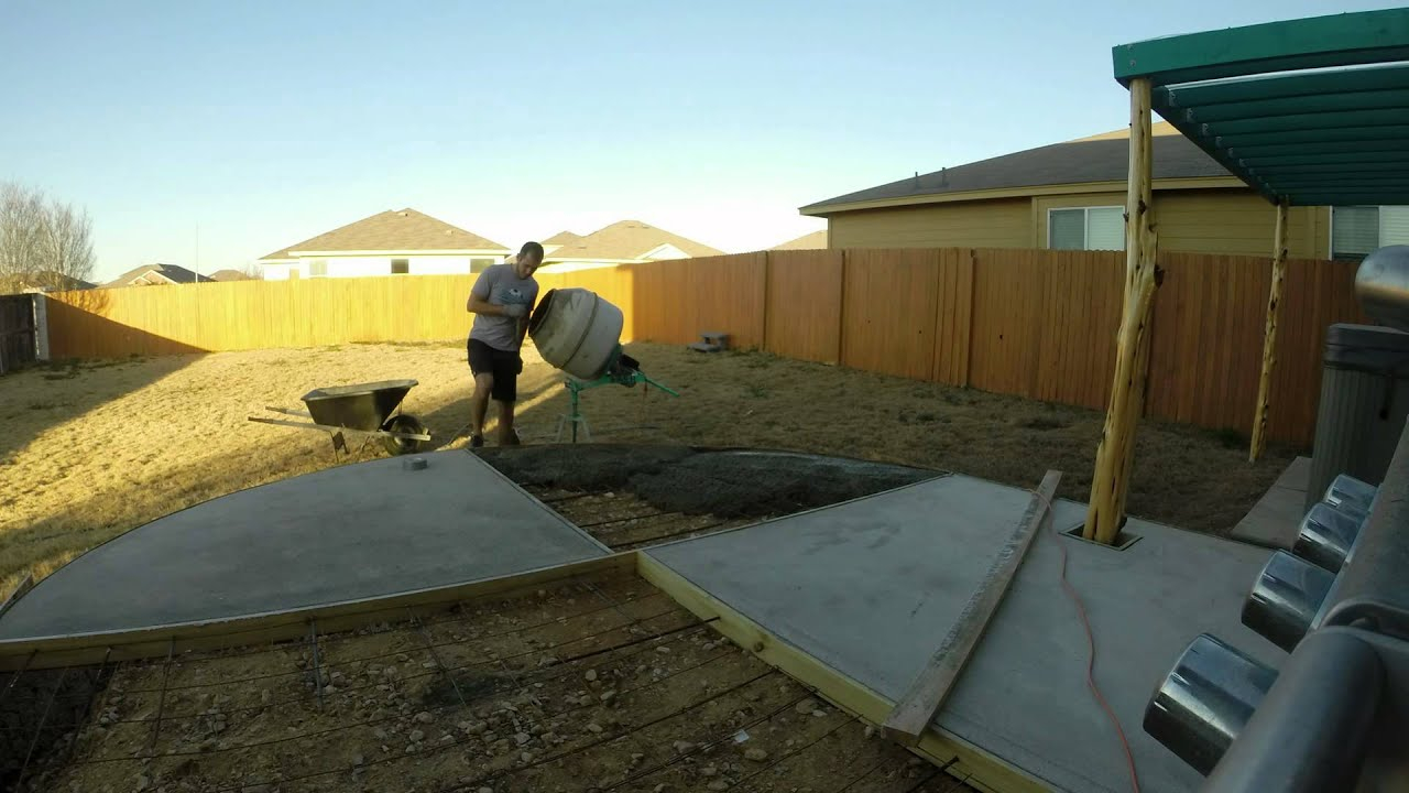 Pouring Concrete Section 2 for size 1280 X 720