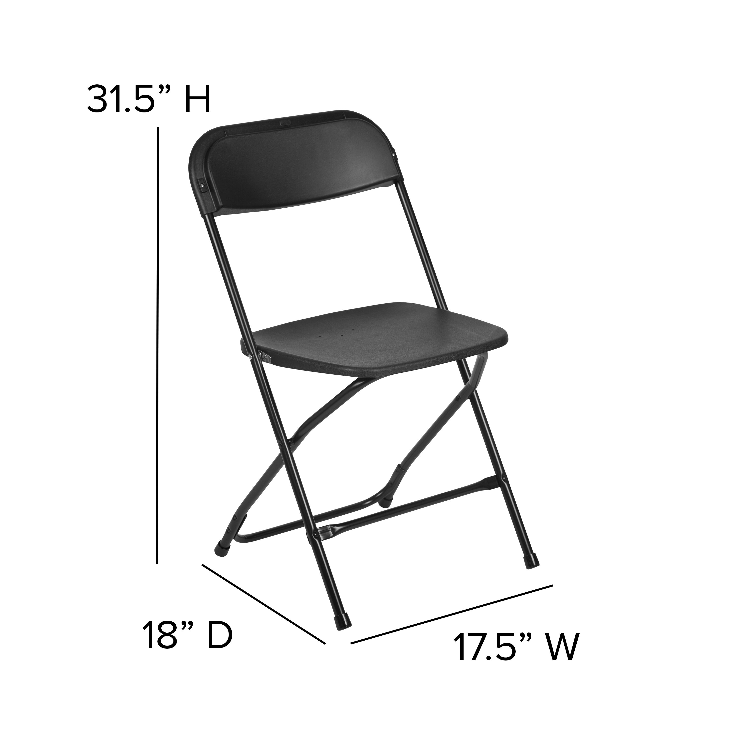 Premium Lifetime Fold Up Chair Portable 18 L X 18 W X 31 pertaining to measurements 3000 X 3000