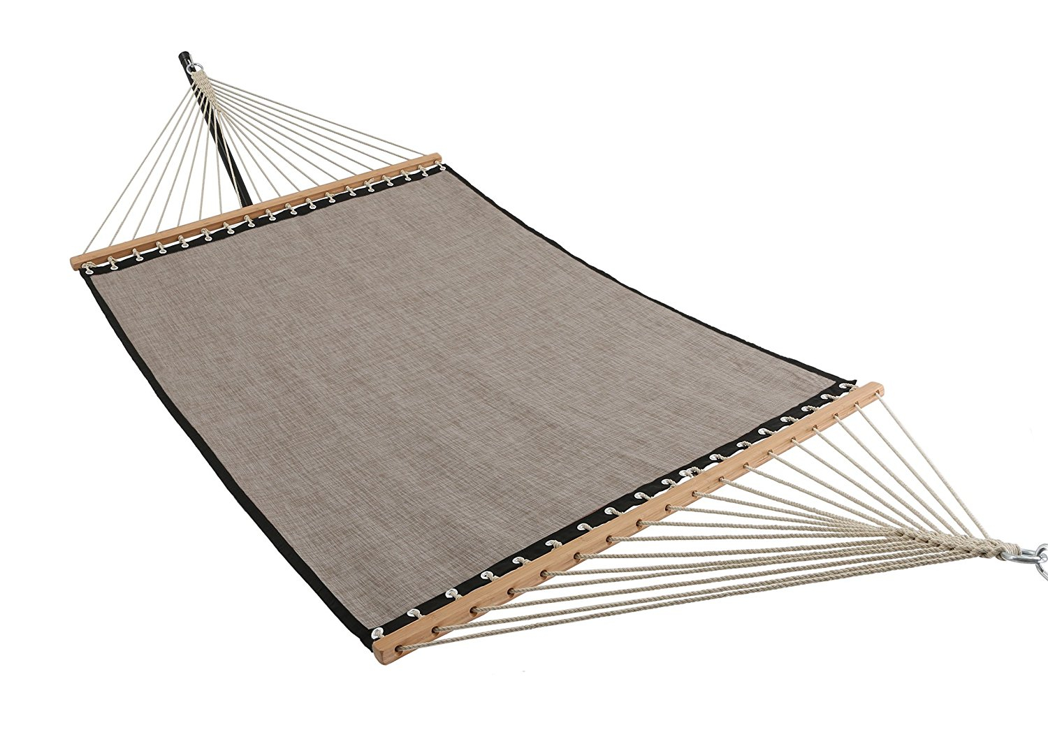 Quilted Fabric Hammock Pillow Double Bamboo Wood Spreader pertaining to dimensions 1500 X 1055