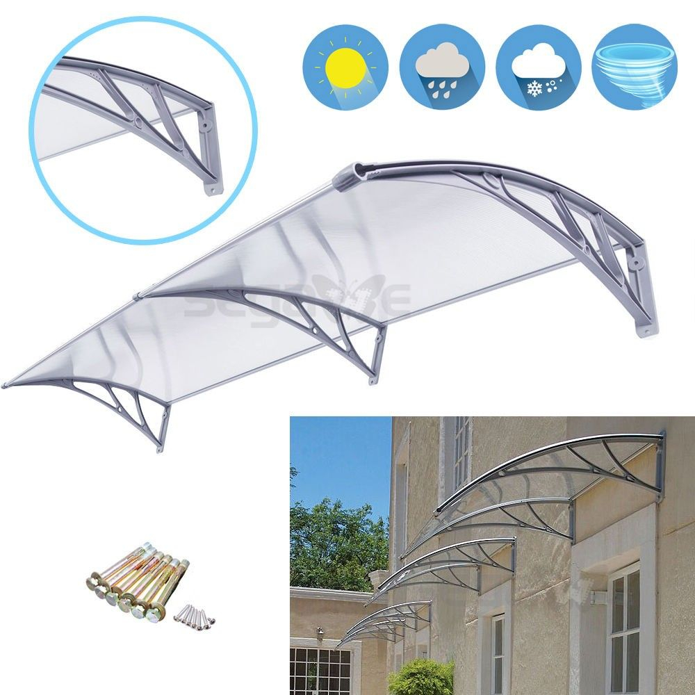 Rain Cover 1mx 2m Door Window Canopy Awning Sun Shade intended for measurements 1000 X 1000