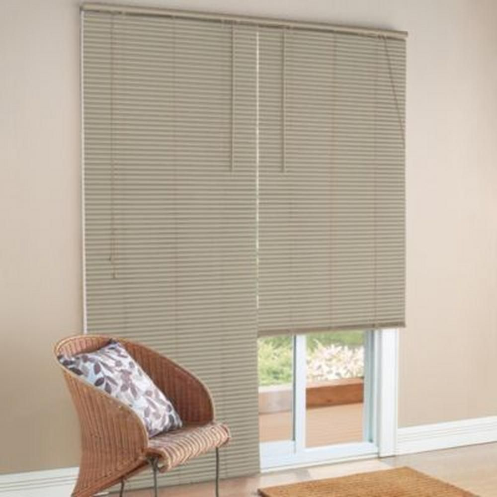 Ready Made 1 Patio Door Valanceless Pvc Mini Blinds For intended for size 1000 X 1000