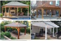 Red Cedar Traditional Roof Pavilion Garden Design In 2019 regarding sizing 1008 X 1324