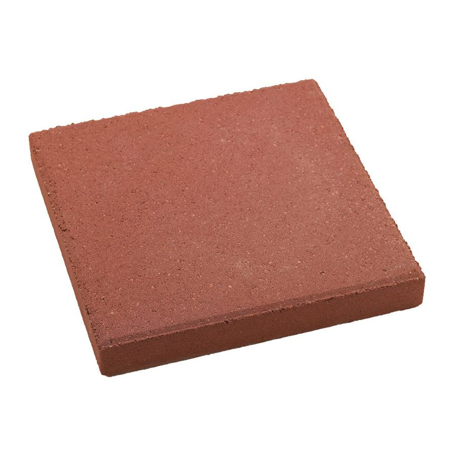 Red Square Concrete Patio Stone Common 12 In X 12 In in dimensions 900 X 900