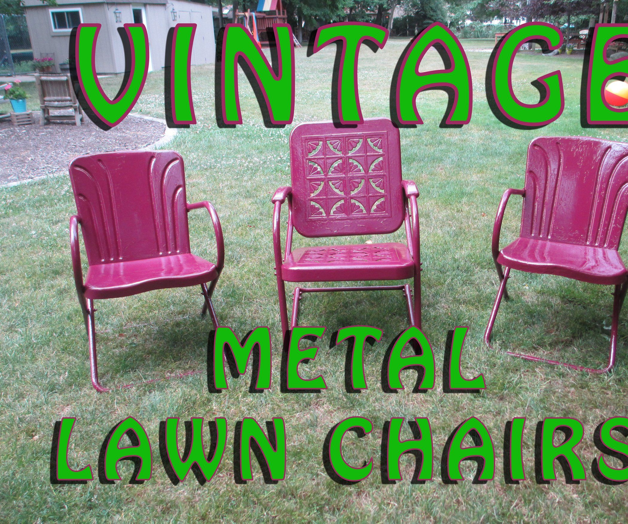 Rejuvenate Vintage Metal Lawn Chairs Metal Lawn Chairs in size 2100 X 1750