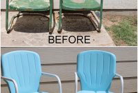 Repaint Old Metal Patio Chairs Diy Paint Outdoor Metal with regard to size 1173 X 1600