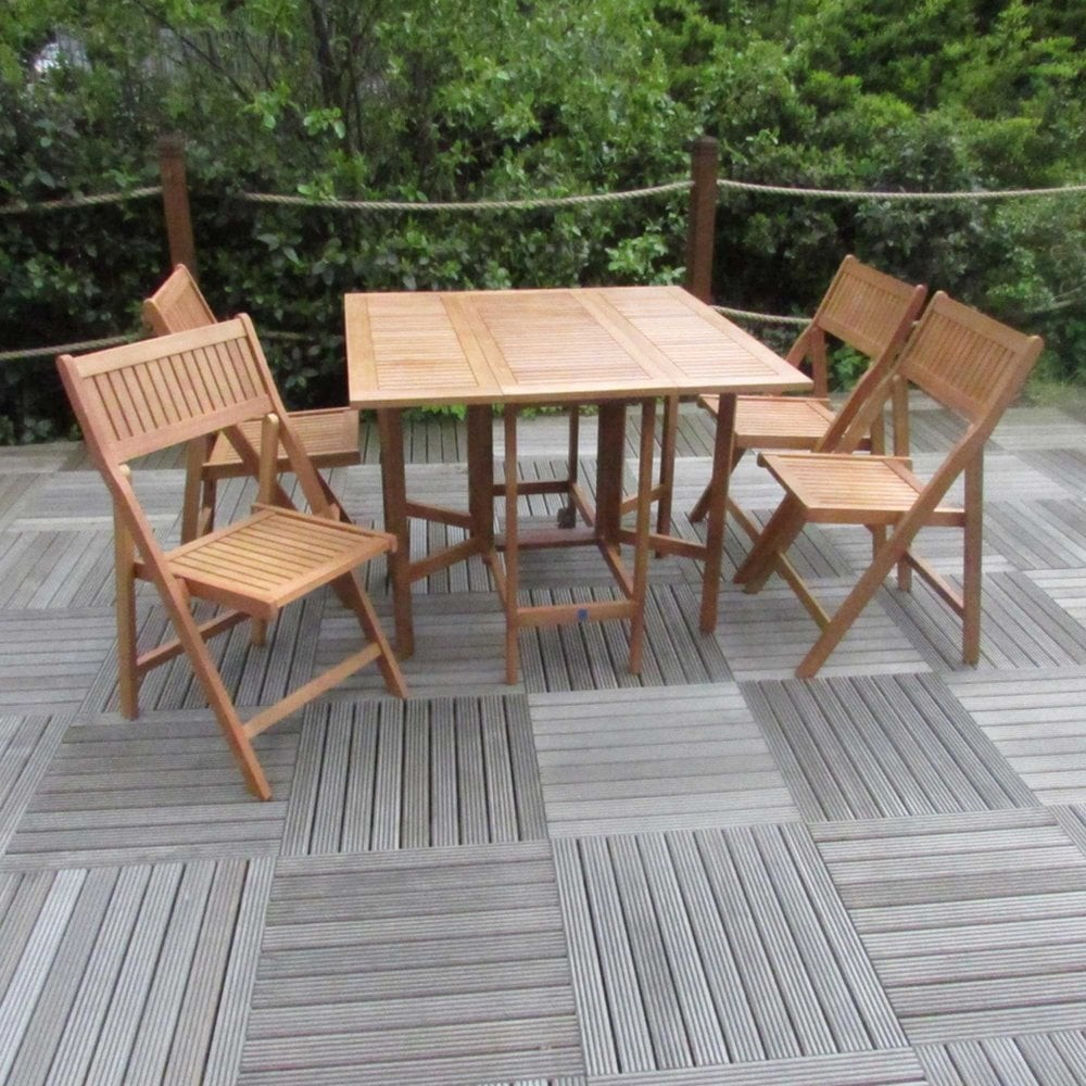 Royalcraft Brooklyn Wooden Balconysmall Folding Patio Set Brk001 throughout size 1000 X 1000