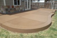 Sandstone Colored Concrete Patio Colored Concrete Patio intended for proportions 4224 X 2816