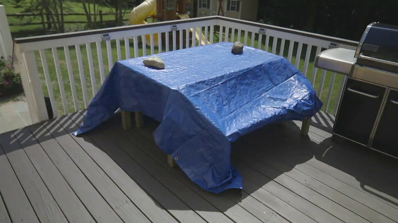 Season Sentry Oversized Patio Cover Atleisure On Qvc for sizing 1280 X 720