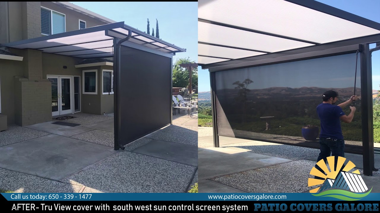 See Through Patio Cover With Screen Systems Hayward Ca within measurements 1280 X 720