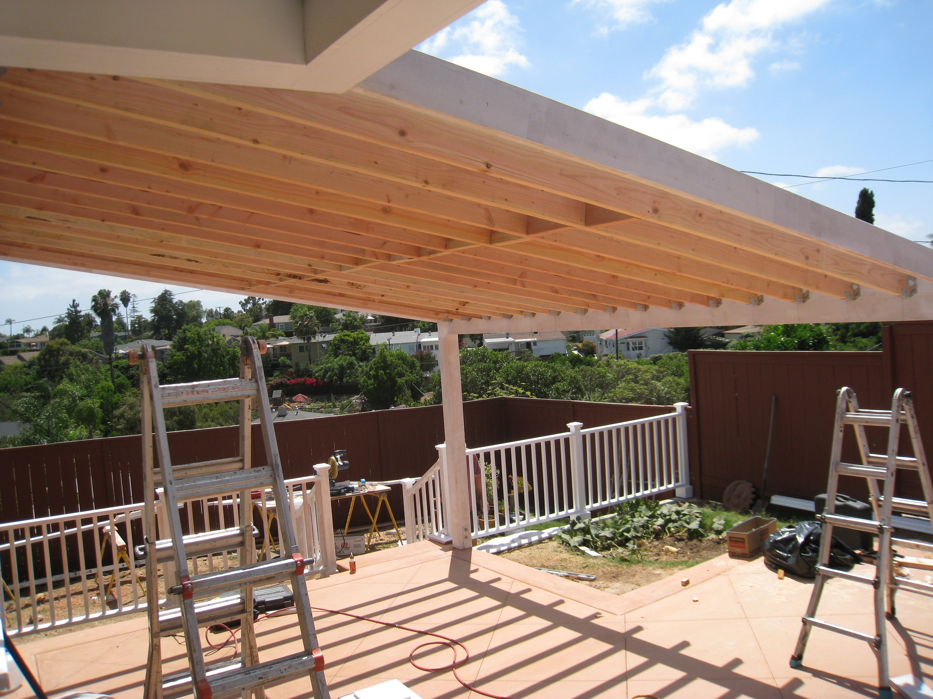 Shade Aluminum Patio Covered Covers Small Bellflower throughout proportions 3264 X 2448