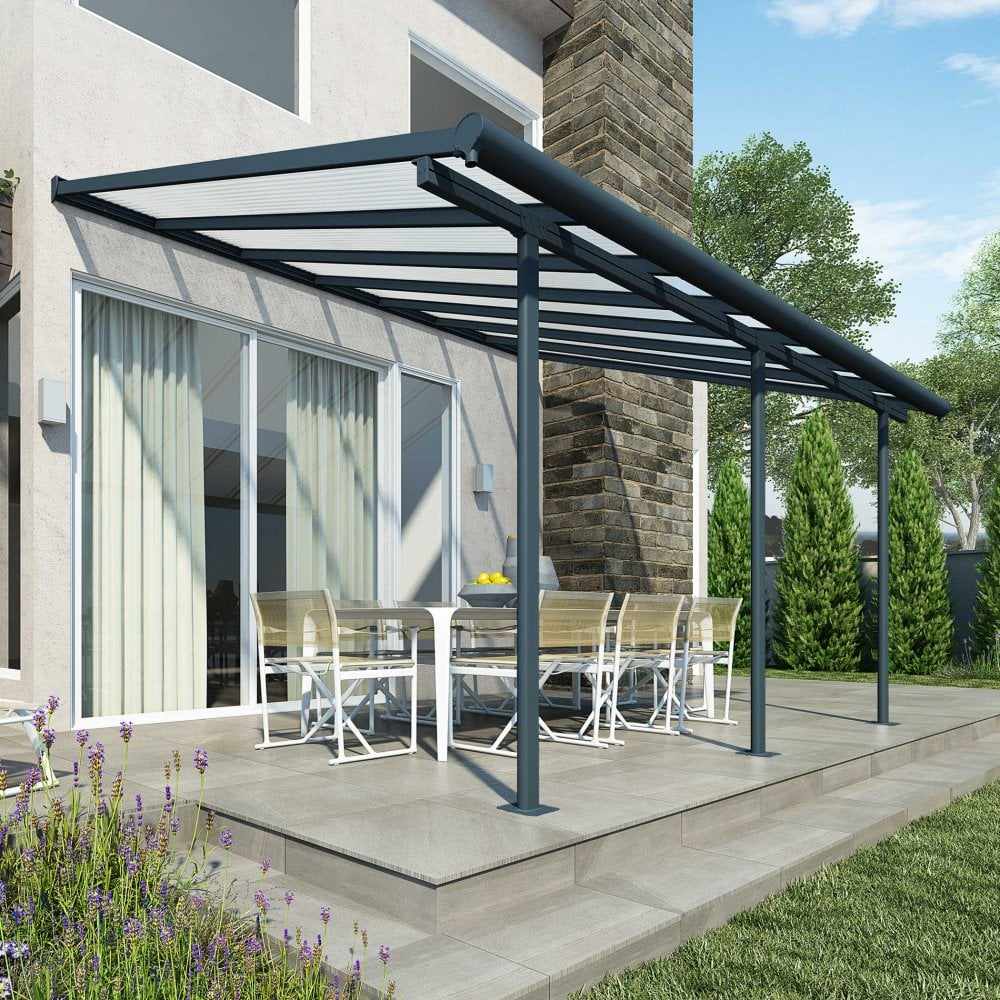 Sierra 3m X 425m Grey Patio Cover with regard to proportions 1000 X 1000