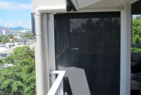 Solar Powered Motorised Channel Patio Blinds With Remote intended for proportions 3240 X 4320