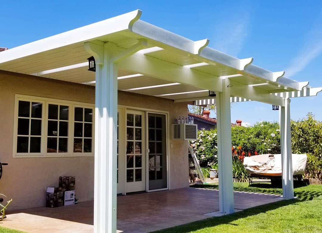 Solid Alumawood Patio Cover With Skylights inside sizing 1080 X 783