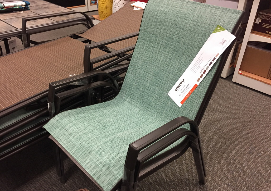 Sonoma 4 Piece Sling Patio Chair Sets 10529 Shipped At pertaining to proportions 1140 X 806