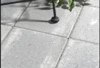 Square Gray Concrete Patio Stone Common 12 In X Actual intended for proportions 900 X 900