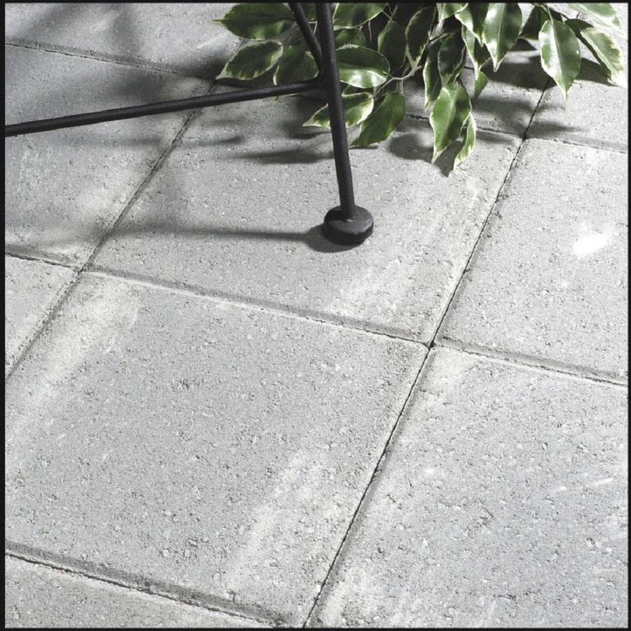 Square Gray Concrete Patio Stone Common 12 In X Actual intended for proportions 900 X 900