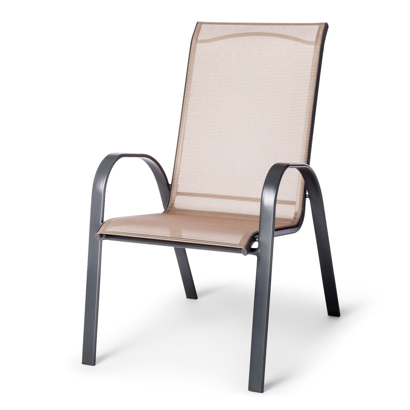 Stack Sling Patio Chair Gray Threshold Outdoor Spaces inside size 1560 X 1560