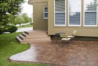 Stamped Concrete And Evergrain Composite Deck In Overland inside sizing 3186 X 2391