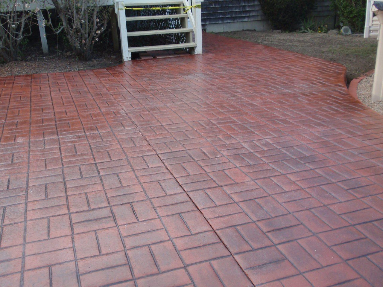 Stamped Concrete Brick Pattern Patio Flooring Concrete in sizing 1280 X 960