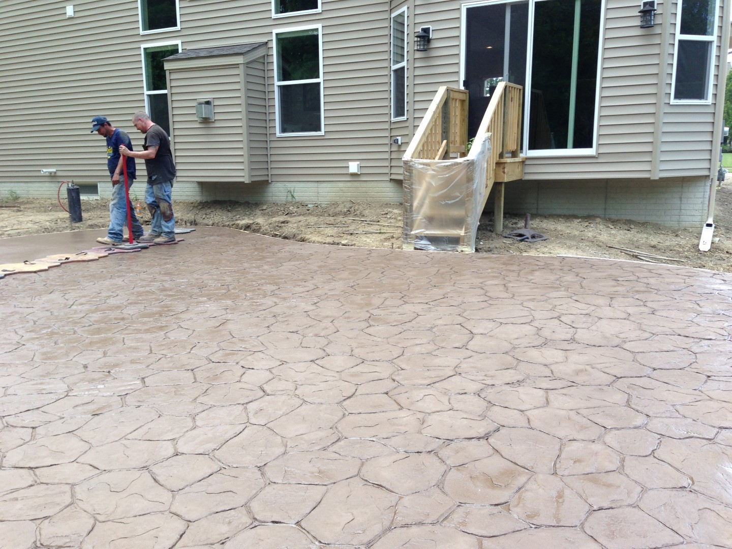 Stamped Concrete Cleveland Ohio Difranco Contractors with sizing 1440 X 1080