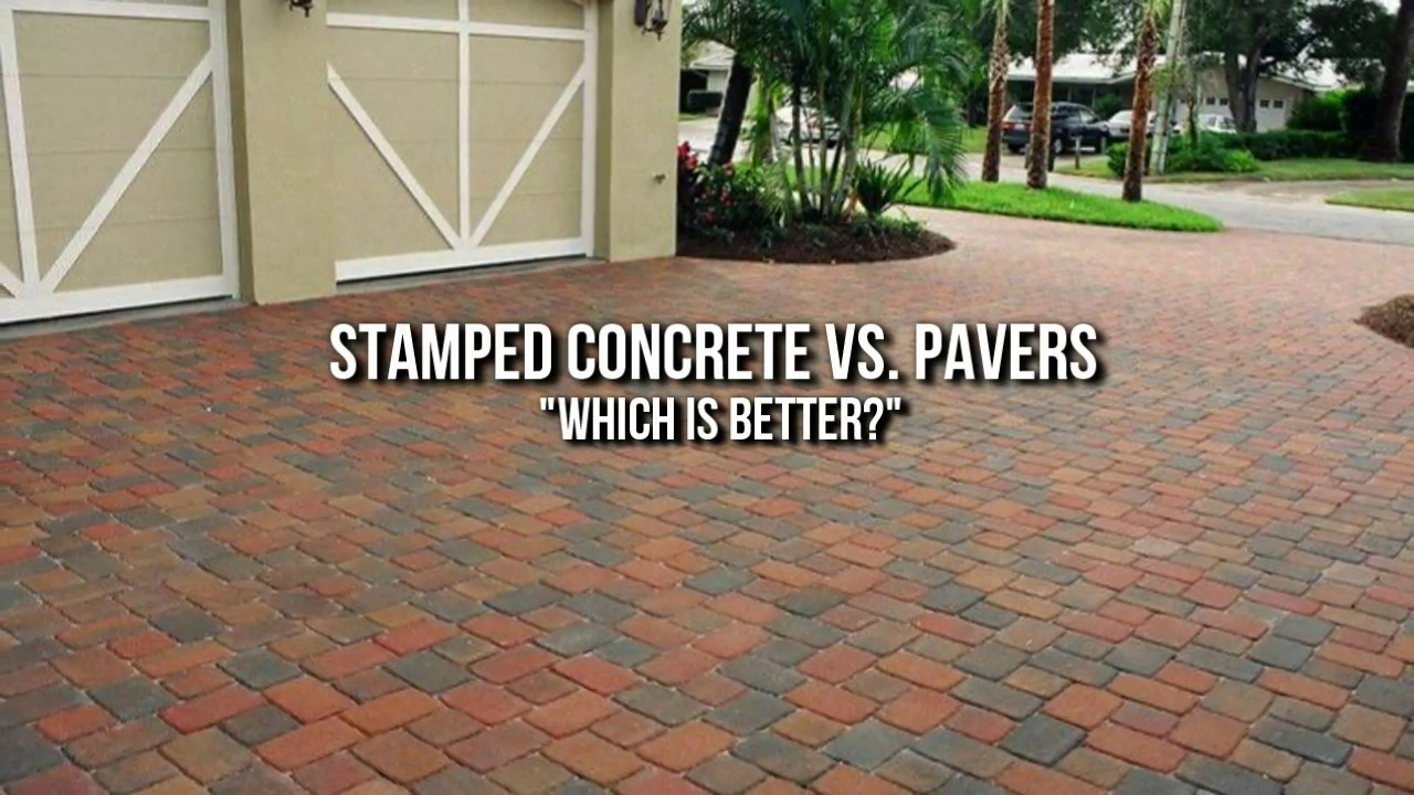 Stamped Concrete Houston Vs Pavers Which Is Better pertaining to dimensions 1280 X 720